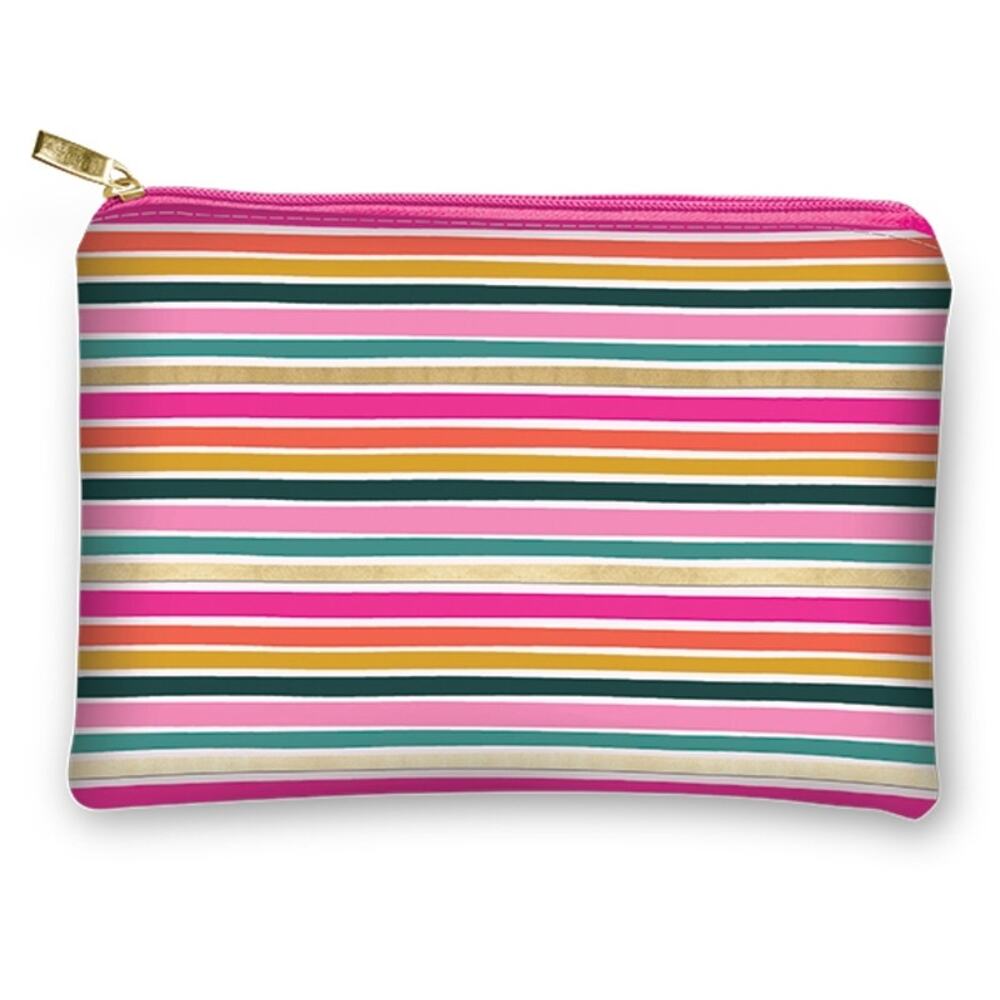Small Accessory Pouch | Sketched Stripes